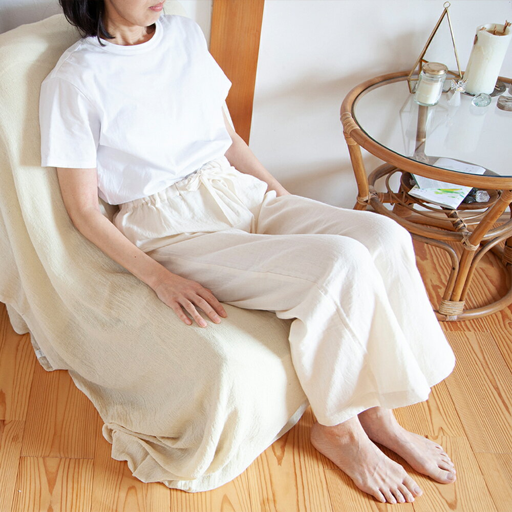 【ふるさと納税】 天然素材 ルームパンツ オーガニック ダブルガーゼ おしゃれ 上品 肌着 染色工芸品 手染め 天然 素材 プレゼント お土産 贈り物 ギフト 故郷 秋田 あきた 鹿角市 鹿角 送料無料 【Kanaho】 サムネイル3