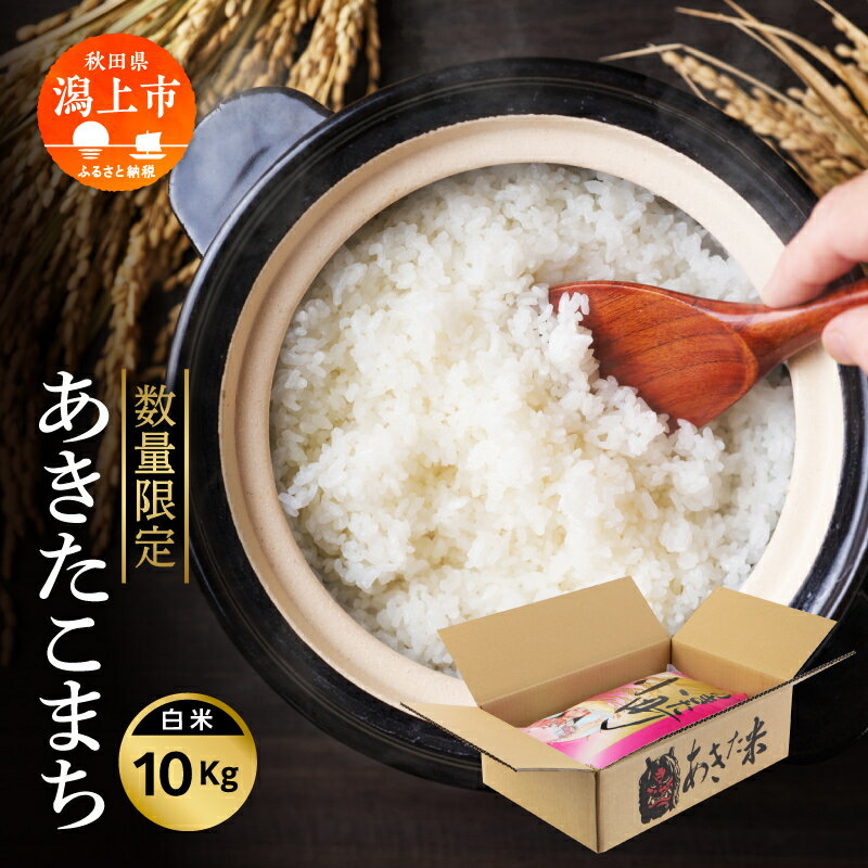 令和7年産 あきたこまち 10kg 白米 精米 直送 米 お米 こめ おこめ コメ コスパ ブランド米 産地直送 贈り物 プレゼント おいしい お米 秋田こまち 秋田県潟上市 【鎌仁商店】