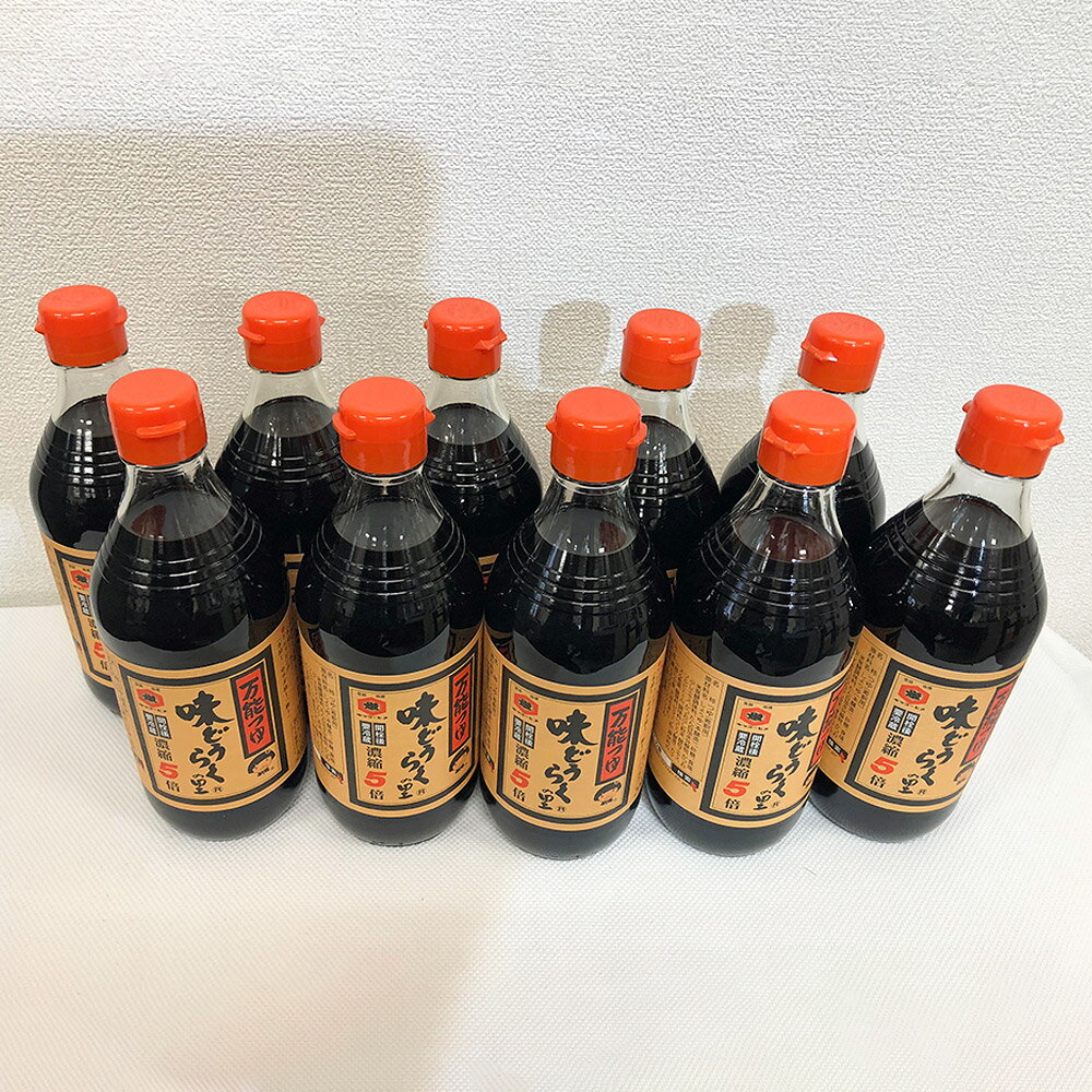 【ふるさと納税】万能つゆ 味どうらくの里 500ml×10本【東北醤油】 ペットボトル サムネイル3