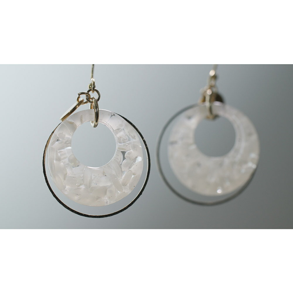 【ふるさと納税】大仙市産あきたこまちのリングピアス ｜お米のアクセサリー サムネイル3