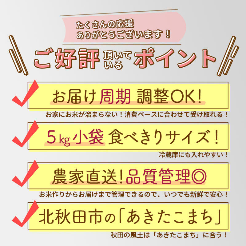 【ふるさと納税】※令和7年産※《定期便12ヶ月》秋田県産 あきたこまち 10kg【白米／玄米】(5kg小分け袋) 2025年産 お届け時期選べる お届け周期調整可能 隔月に調整OK お米 すずき農産 - 画像2