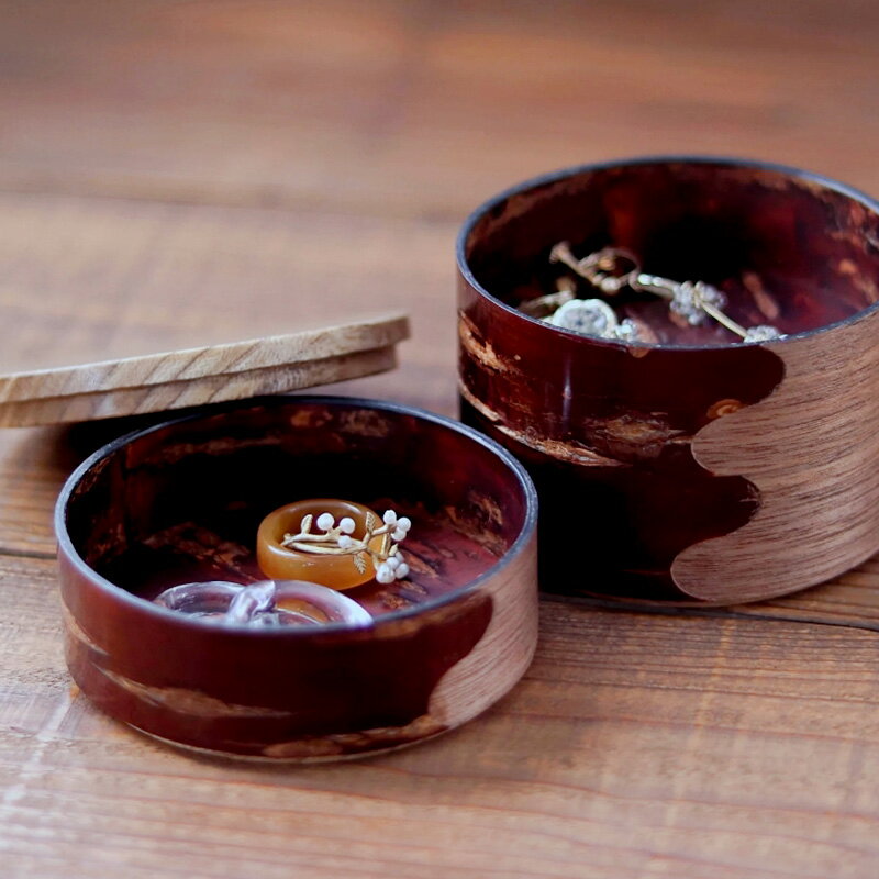 【ふるさと納税】角館樺細工《冨岡商店》BUCHI ジュエリーボックス 角館工芸協同組合 サムネイル3