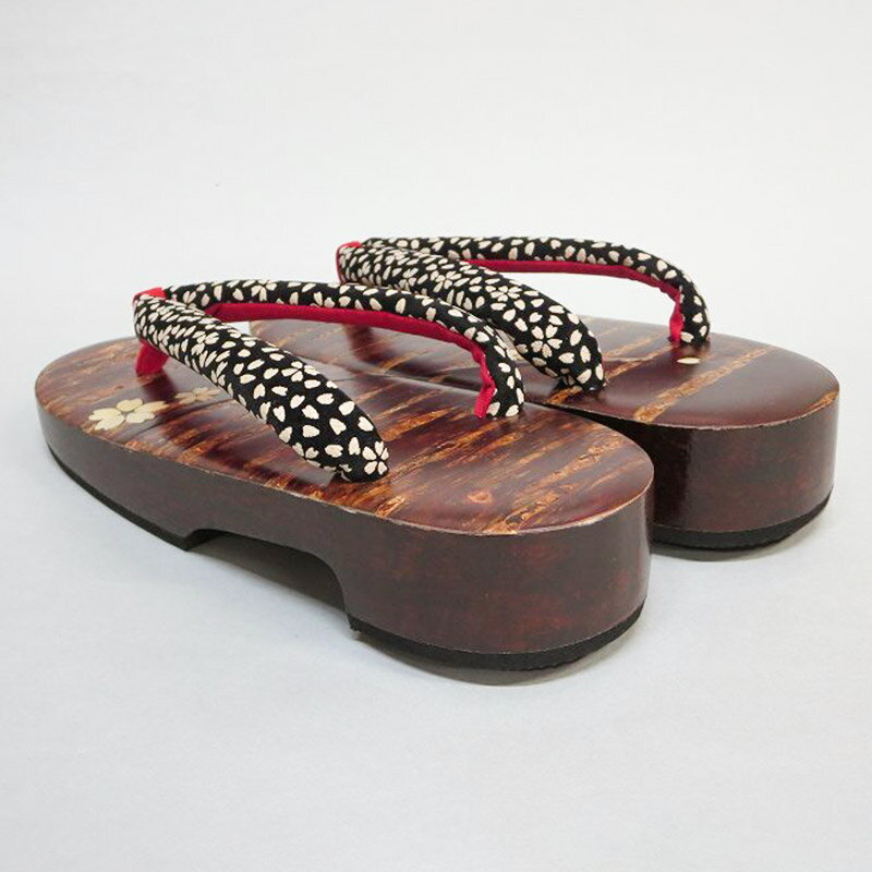 【ふるさと納税】角館樺細工《樺細工 八柳》 女性用ソフト下駄 枝桜 サムネイル3