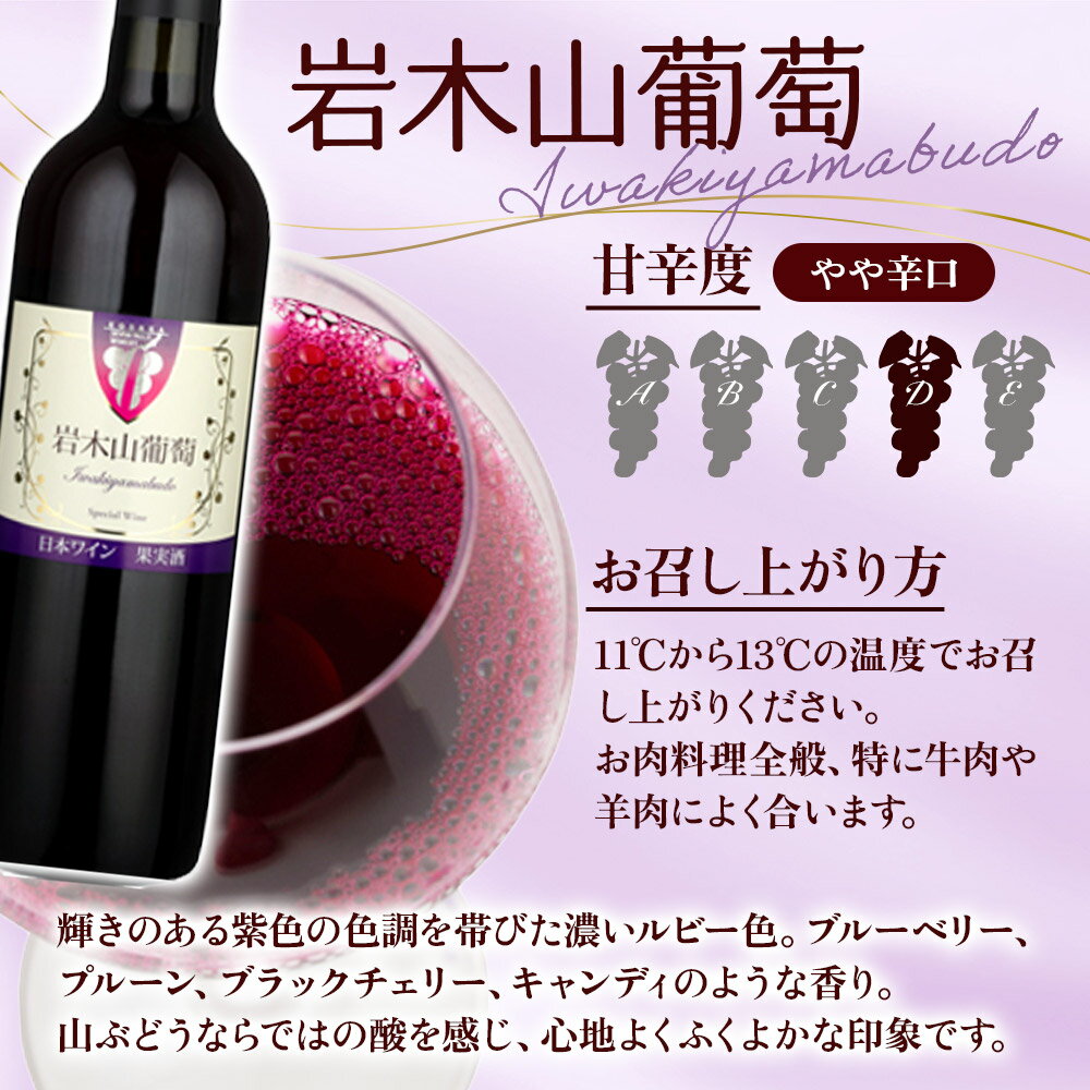 【ふるさと納税】小坂七滝ワイナリー 岩木山葡萄 ヤマ・ソービニオンセット 720ml×2本 サムネイル2