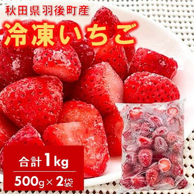 冷凍いちご　1kg（500g×2）国産 イチゴ ジャム スムージー お菓子づくり 果物 フルーツ 冷凍果物 冷凍フルーツ そのまま トッピング フローズンイチゴ ストロベリー