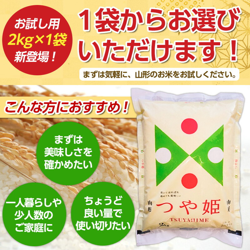【ふるさと納税】【ふるさと納税】高評価★4.7 令和7年産 山形産 つや姫 (精米) 小分け 2kg 6kg 10kg 1回 山形 お取り寄せ 送料無料 ブランド米 お裾分け FY25-893 - 画像2