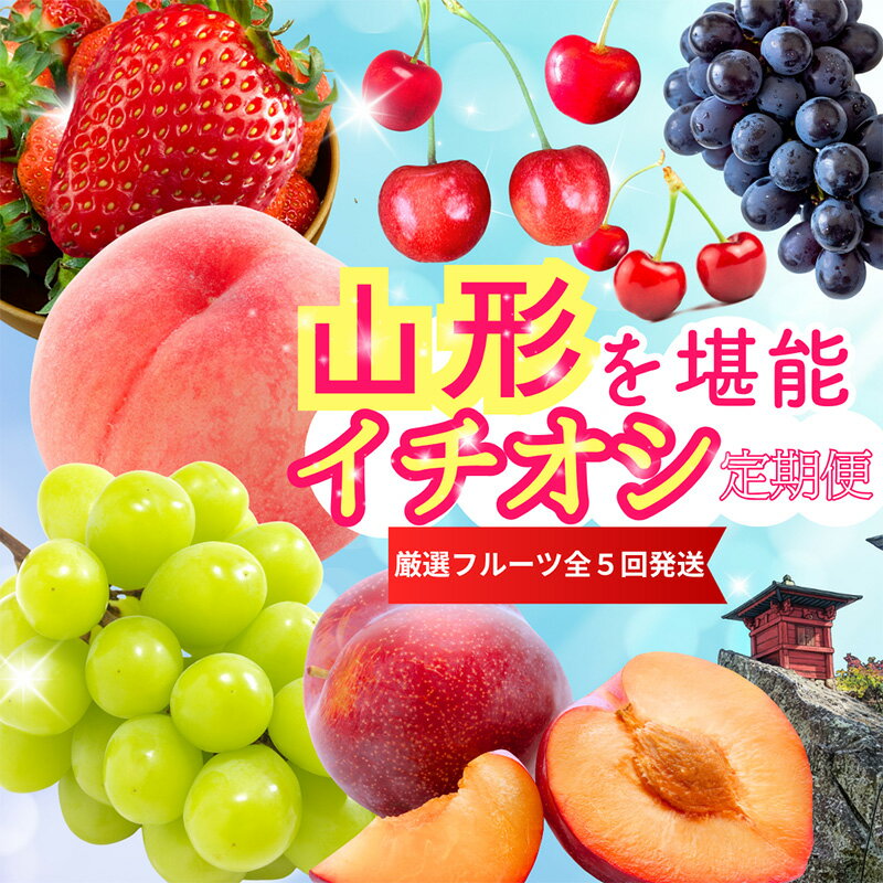 【定期便5回】やまがたを堪能！イチオシ定期便【令和8年産先行予約】FS25-086