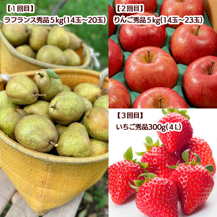 【ふるさと納税】【定期便5回】山形の果実冬から春へ【さくらコース】 fz20-560 サムネイル2