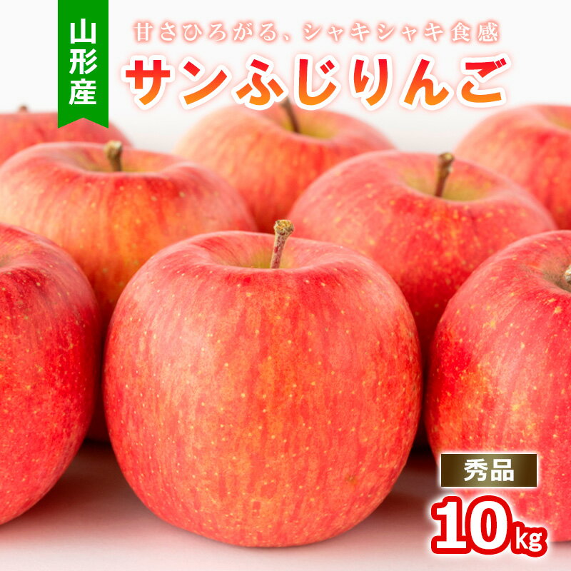 山形産 サンふじりんご 秀 10kg FY25-815
