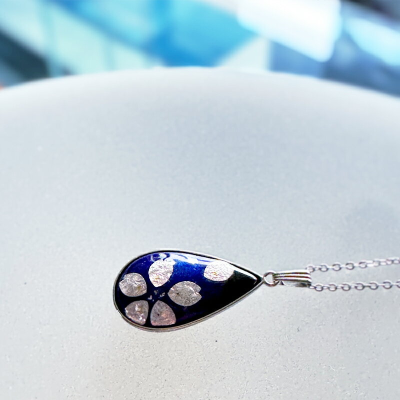 【ふるさと納税】伝統工芸品 七宝ペンダントしずく 桜 FY24-544 サムネイル2
