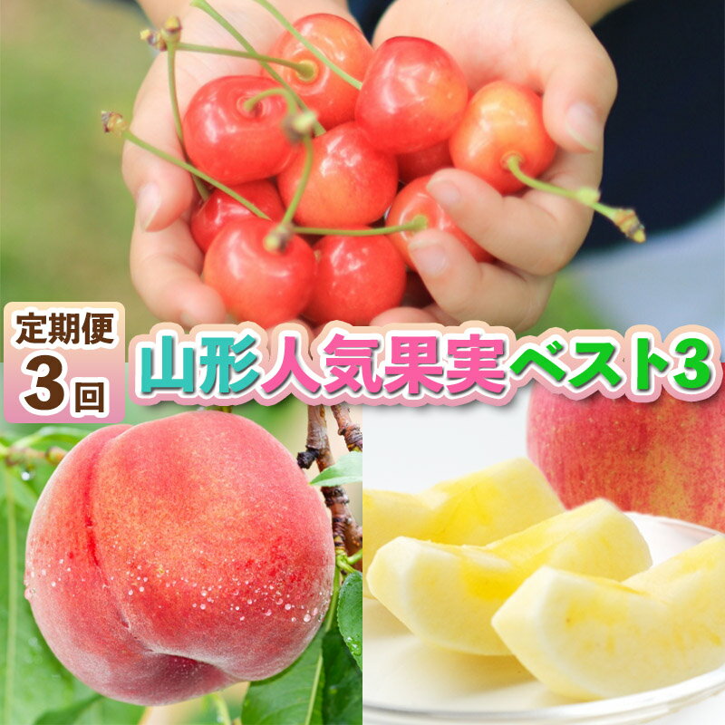 【定期便3回】山形人気果実ベスト3 FY25-286
