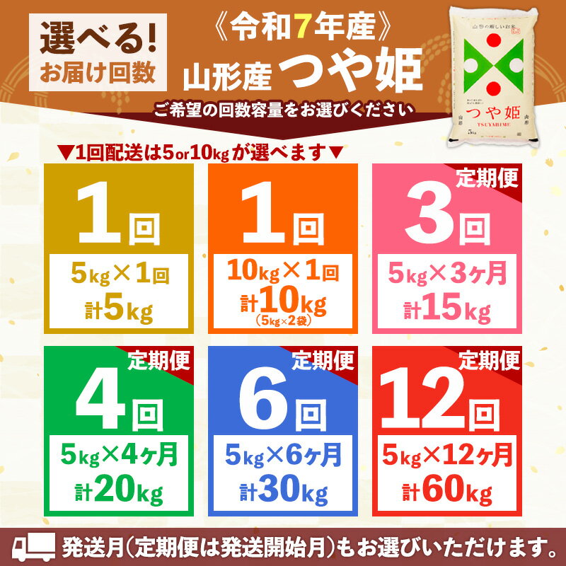 【ふるさと納税】令和7年産 つや姫 特別栽培米 5kg ★高評価★4.6 定期便 お届け回数が選べる 配送回数が選べる 山形産 特別栽培米 5kg 1回 3回 4回 6回 12回 山形 お取り寄せ 送料無料 発送回数 選べる 精米 ブランド米 山形市 山形県 - 画像2