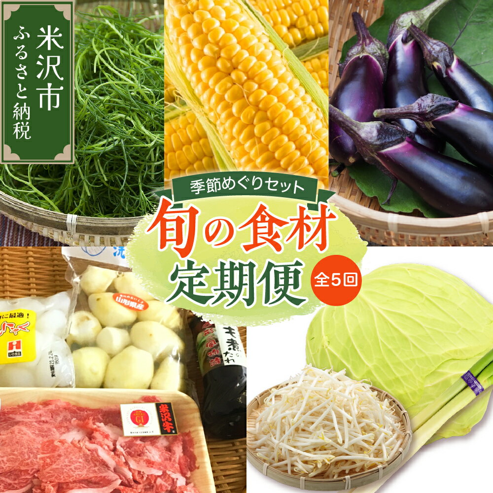 【先行予約】 定期便 全5回 配送 令和8年産 季節めぐりセット 野菜の定期便 山菜 夏野菜 芋煮 寒中野菜 漬物