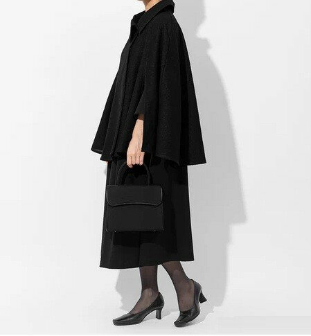 【ふるさと納税】【米沢織】フォーマルバッグ 持ち手ふっくら 痛くならない サテン 縁取りデザインハンドバッグ ストレスフリー ブラック 黒 シンプル レディース 女性 日本製 冠婚葬祭 式典 入学式 卒業式 入園式 卒園式 弔事 ブラックフォーマル 山形県 米沢市 サムネイル2