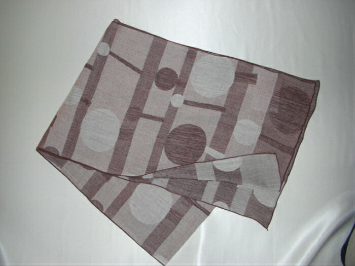 【ふるさと納税】ストール木立ち（赤） E55-804 サムネイル2