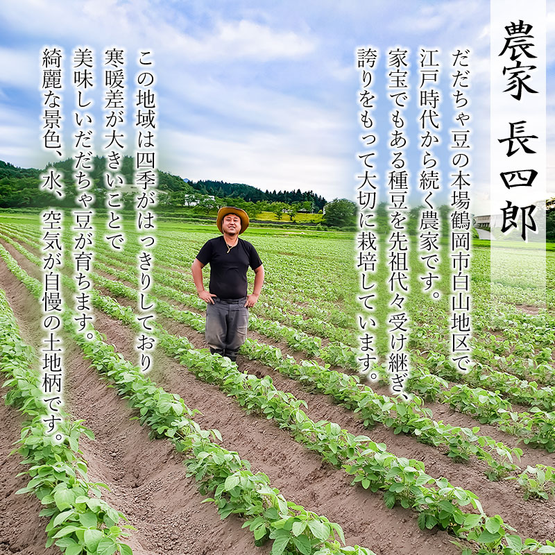 【ふるさと納税】【令和8年産先行予約】 本場 白山産 白山だだちゃ豆 白山(しらやま) 【訳あり】2kg （500g×4袋） 農家 長四郎 枝豆 | 2026年 納税 えだまめ エダマメ おつまみ 山形県 鶴岡市 東北 お取り寄せ 茶豆 酒のつまみ 野菜 酒の肴 - 画像2