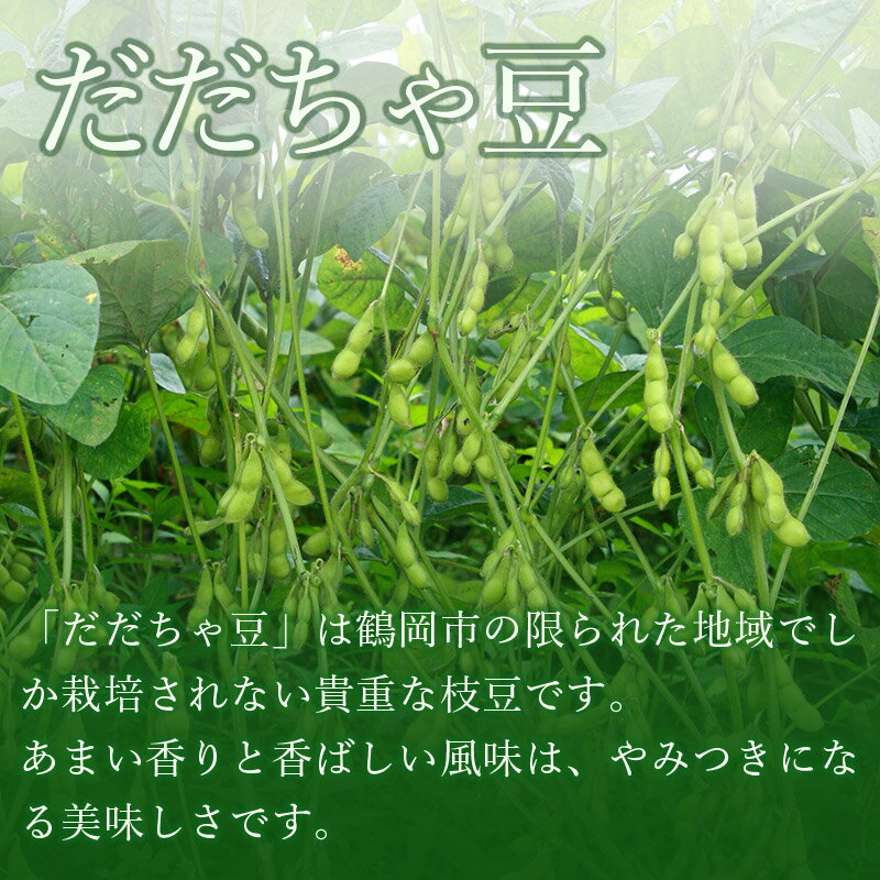【ふるさと納税】【令和8年産先行予約】市場直送「だだちゃ豆」容量選べます［1〜2kg］ 枝豆 野菜　元青果 - 画像2