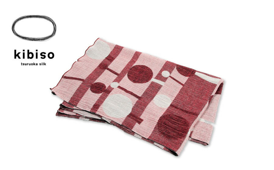 ストール木立ち（赤） E55-804