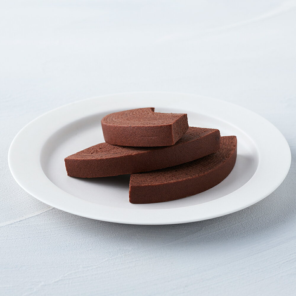 【ふるさと納税】お米のカットバウム プレーン チョコ 扇形 各10個 バウムクーヘン バウム プレーン チョコレート 米粉 グルテンフリー 小麦粉不使用 スイーツ お菓子 焼菓子 個包装 東北 山形県 酒田市 庄内 COMERU コメル - 画像3