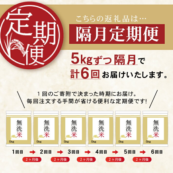 【ふるさと納税】≪隔月6回定期便≫ 無洗米 はえぬき 5kg×6回 計30kg 山形県庄内産 隔月で中旬にお届け 精米 白米 庄内米 お米 ごはん ご飯 少人数 東北 山形県 酒田市 庄内平野 庄内地方 産地直送 アグレスト JGAP認証農場 - 画像2