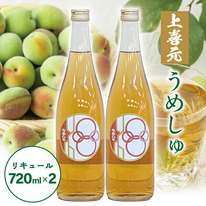 上喜元 うめしゅ 720ml×2本 お酒 リキュール うめ 梅 ウメ おばこ梅 酒田酒造 酒田市 庄内 山形県