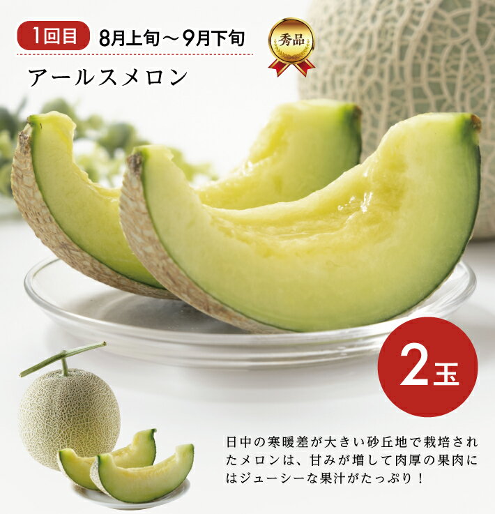 【ふるさと納税】≪3回定期便≫ 酒田の美味しい果物！甘くて瑞々しい旬をお届け便2026 8月上旬〜9月下旬：アールスメロン 8月下旬〜9月下旬：刈屋梨 10月中旬〜11月下旬：庄内柿 計3回 ※着日指定不可 頒布会 メロン 和梨 梨 かき 山形県 酒田市 庄内 サムネイル3