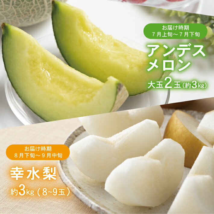 【ふるさと納税】≪3回定期便≫ 酒田のくだもの定期便2026 3月上旬〜3月下旬「いちご（やよいひめ）」 7月上旬〜7月下旬「アンデスメロン」 8月下旬〜9月中旬「幸水梨」 計3回 ※離島発送・着日指定不可 頒布会 フルーツ 果物 苺 イチゴ 和梨 刈屋梨 ナシ なし サムネイル3