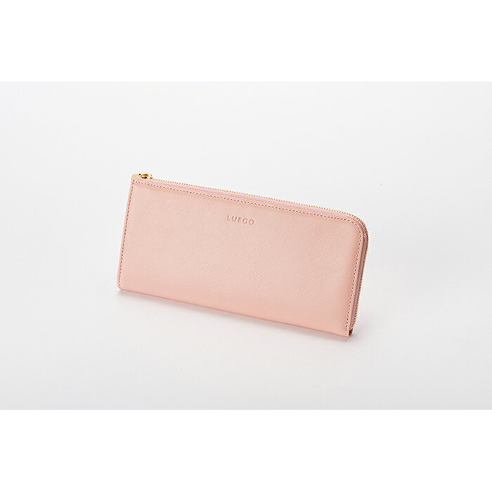 【ふるさと納税】LUEGO 角シボ型押し L字ファスナー長財布 革 小物 財布 職人 ハンドメイド お祝い 贈り物 ギフト プレゼント 山形県 新庄市 F3S-0783 サムネイル2