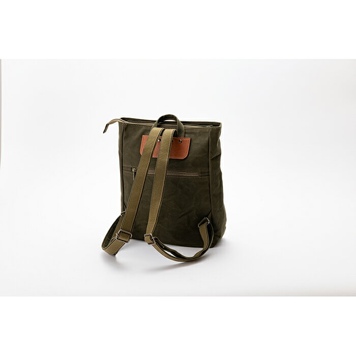 【ふるさと納税】帆布リュック裏地付き ハンドメイド トートバッグ バッグ かばん 男女兼用 山形県 新庄市 F3S-2457 サムネイル2