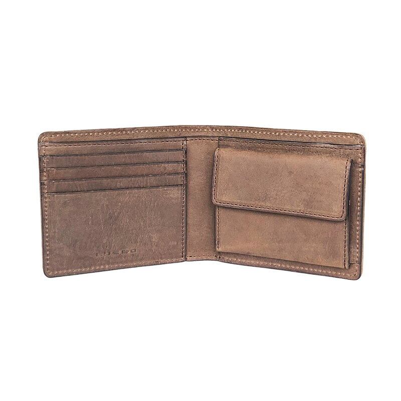 【ふるさと納税】LUEGO Chicago シカゴ 二つ折り財布小銭入れ付き 牛 天然革 革製品 革 財布 贈り物 贈答 ギフト 人気 誕生日 プレゼント 母の日 父の日 山形県 新庄市 F3S-1455 サムネイル2