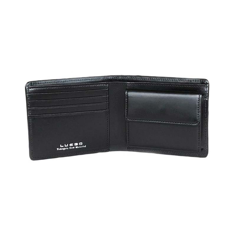 【ふるさと納税】LUEGO 山形牛革 二つ折り財布 小銭入れ付き 牛 天然革 革製品 革 財布 贈り物 贈答 ギフト 人気 誕生日 プレゼント 母の日 父の日 山形県 新庄市 F3S-1456 サムネイル2