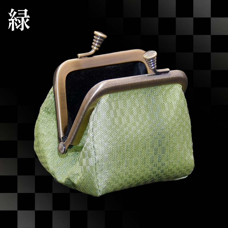 【ふるさと納税】 新庄綾織「コロロン財布」（シンジョウアヤオリ）選べる4色（緑・青・ピンク・黄） F3S-2368 サムネイル3