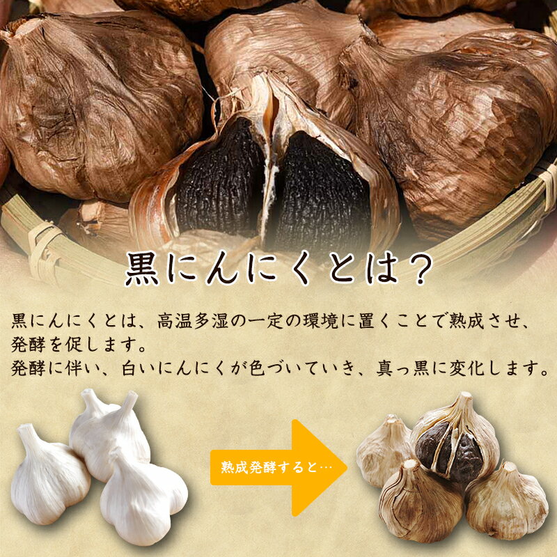 【ふるさと納税】こだわり農家の「 発酵熟成 黒にんにく 500g」 山形県産 ／ お取り寄せ ご当地 グルメ 特産 健康 ヘルシー バゲット 小分け 個包装 セット 詰合せ 詰め合わせ ニンニク 東北 ふるさと納税 加工品 サムネイル3