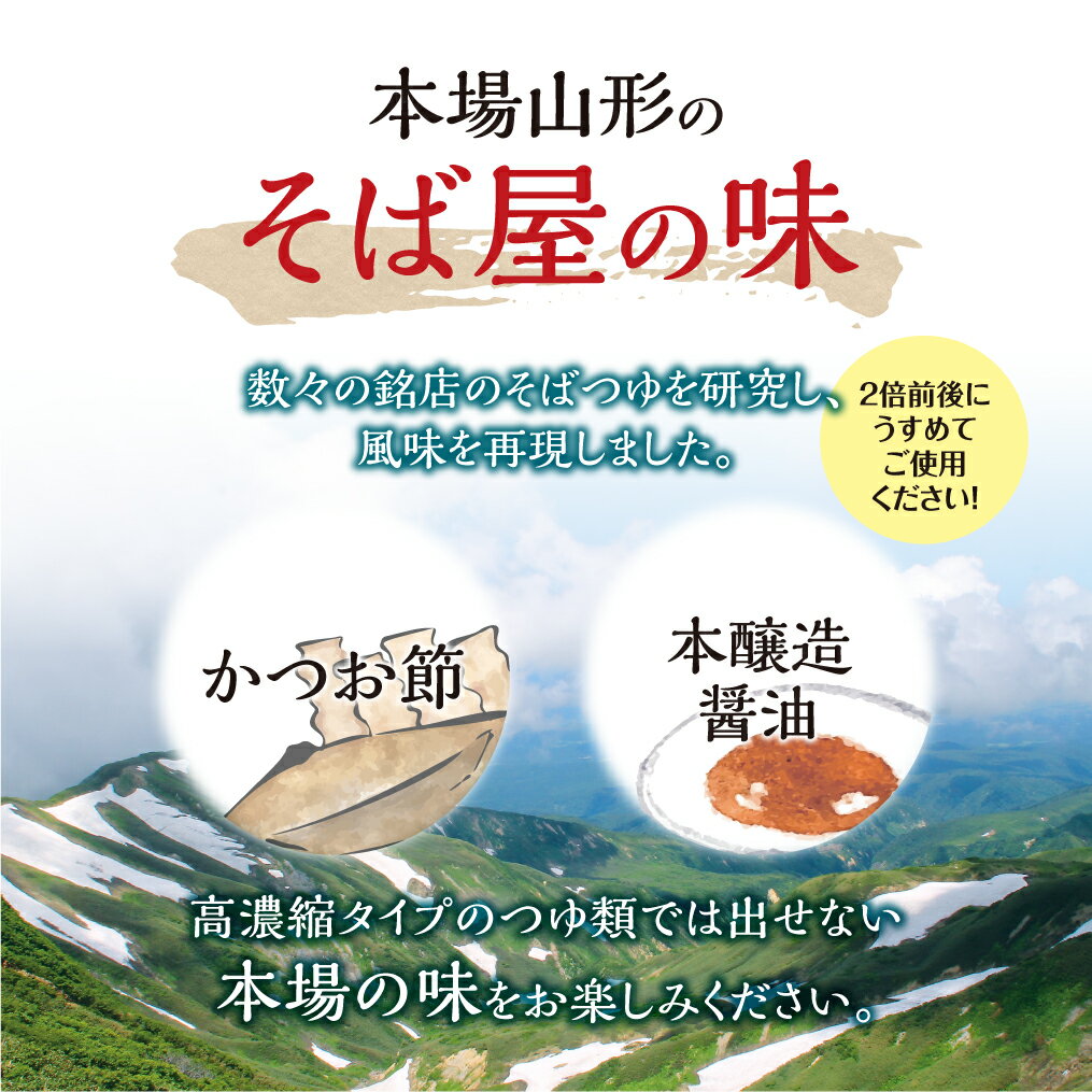 【ふるさと納税】【本醸造醤油使用】蔵元直送！ そば屋のつゆ（360ml×6本）希釈タイプ ／ お取り寄せ ご当地 調味料 出汁 国産 安心 安全 東北 老舗 伝統 蕎麦 麺 そうめん 天ぷら 和食 現代の名工 懐かしい マルタ醸造 ふるさと納税 山形 サムネイル3