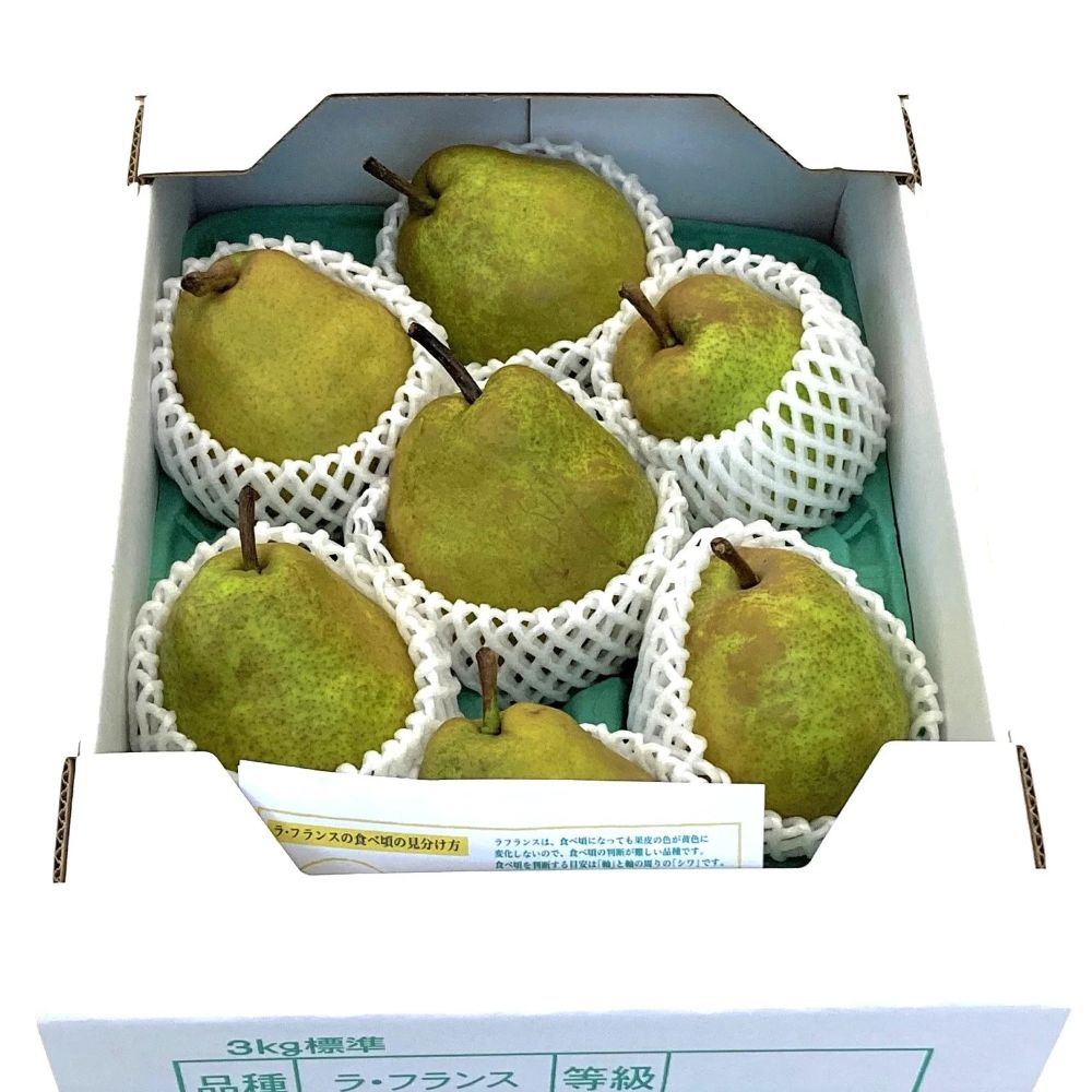 【ふるさと納税】西洋梨 ラ・フランス 3.3kg 大玉 秀品 ラフランス 洋なし 洋ナシ 洋梨 フルーツ くだもの 果物 産地直送 お取り寄せ グルメ 東北 山形県 上山市 0009-2513 サムネイル2