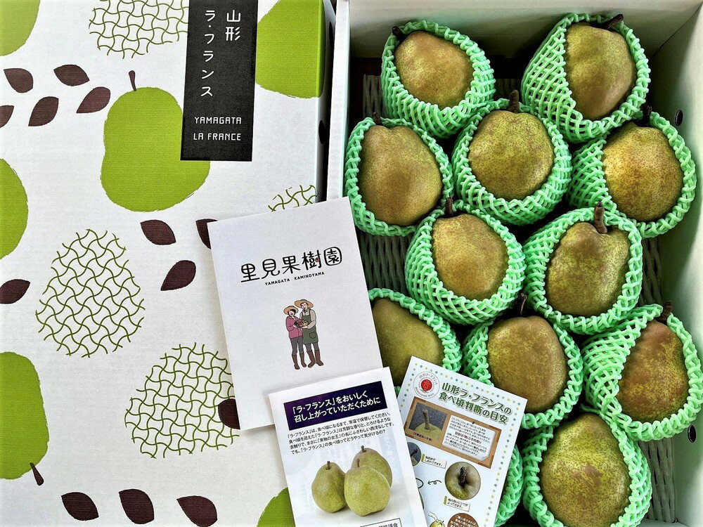 【ふるさと納税】西洋梨 ラ・フランス 5kg 10~14玉 特秀品 果物 フルーツ 産地直送 山形 お取り寄せ 送料無料 山形県 上山市 0079-2520 サムネイル2