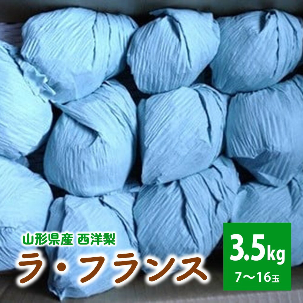 西洋梨 （ラ・フランス） 3.5kg ご家庭用 サイズ混合 果物 フルーツ 洋なし 産地直送 山形 お取り寄せ 送料無料 山形県 上山市 0142-2511