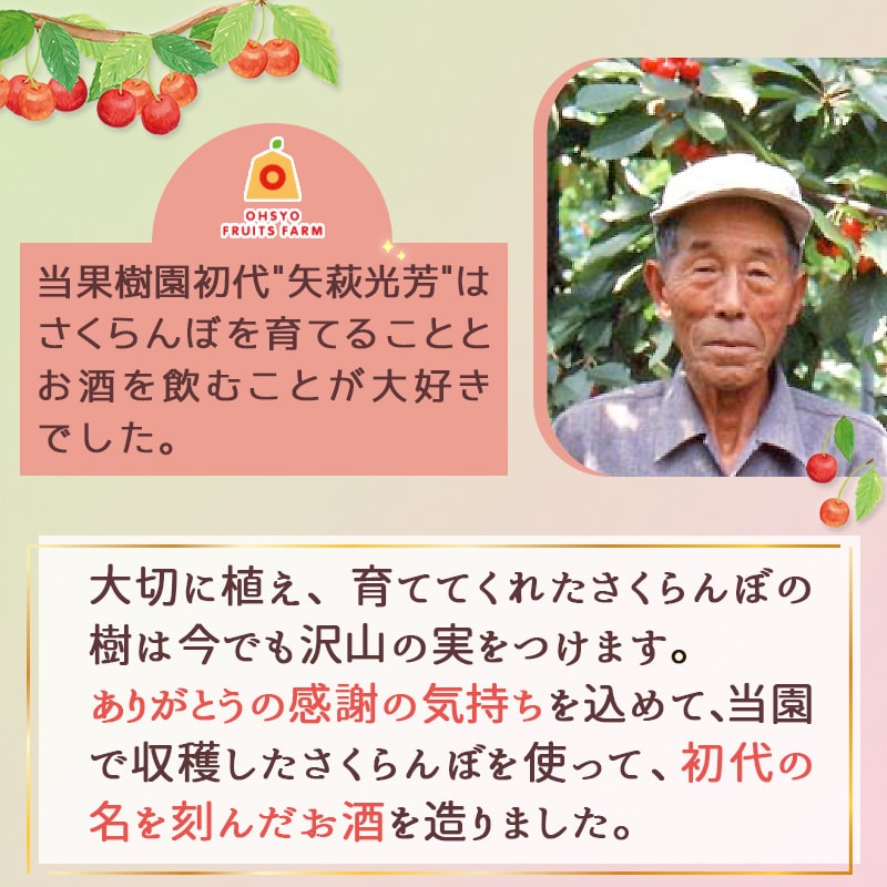 【ふるさと納税】 オリジナル さくらんぼ リキュール 光芳 お酒 チェリー リキュール 5% 誕生日 のし 贈答 ギフト プレゼント 送料無料 やまがたさくらんぼファーム 【 山形県 天童市 】 サムネイル3