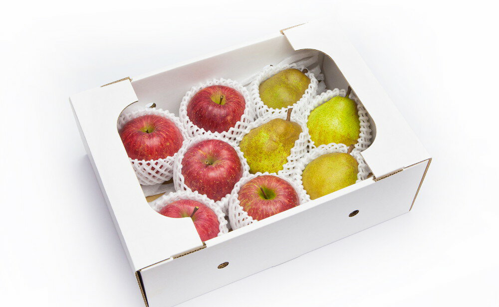 【ふるさと納税】 ラ・フランス & サンふじ 詰合せ 選べる 3kg / 6kg ラフランス 洋梨 西洋梨 ふじ りんご 果物 フルーツ セット 秀 のし 贈答 ギフト プレゼント おすそ分け お取り寄せ 旬 秋 冬 期間限定 送料無料 先行予約 【 山形県 天童市 】 サムネイル2