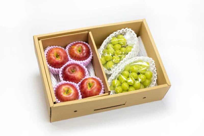 【ふるさと納税】シャインマスカット と りんご 詰合せ 2.5kg 令和8年産 先行予約 2026年 ぶどう 林檎 人気 おすすめ フルーツ 果物 くだもの 山形 お取り寄せ 産地直送 送料無料 【 山形県 天童市 】 サムネイル2