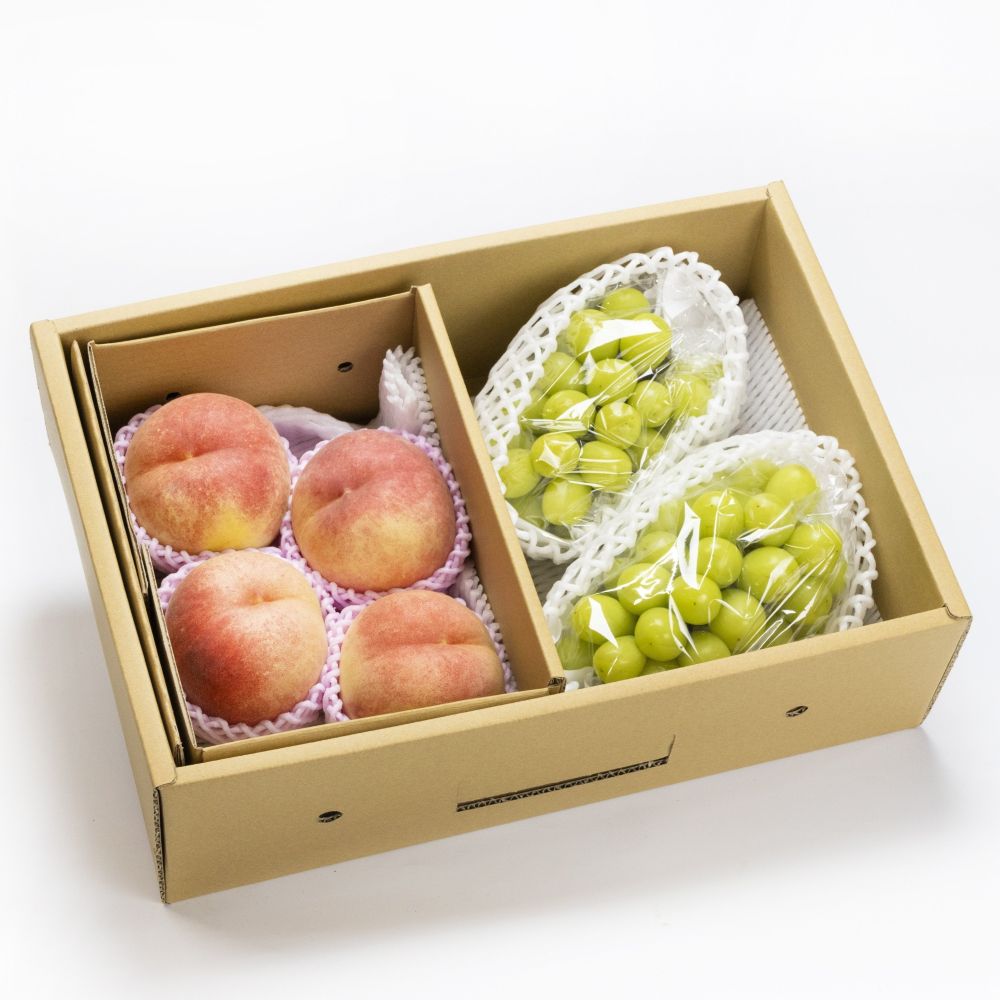 【ふるさと納税】シャインマスカット と 白桃 詰合せ 2.5kg 令和8年産 先行予約 2026年 ぶどう 桃 人気 おすすめ フルーツ 果物 くだもの 山形 お取り寄せ 食べ比べ 産地直送 送料無料 【 山形県 天童市 】 サムネイル2