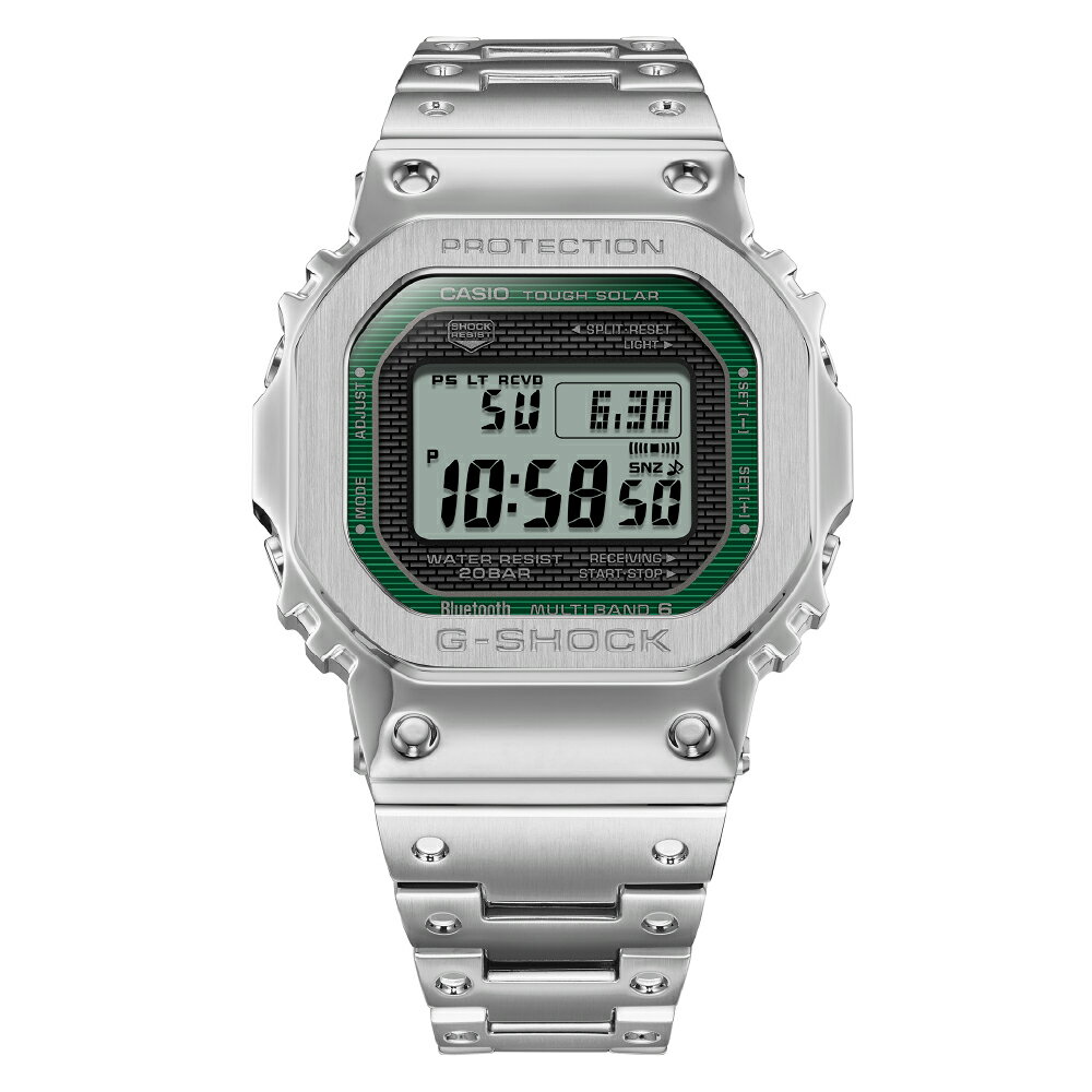 【ふるさと納税】 CASIO 腕時計 G-SHOCK GMW-B5000D-3JF ≪名入れ有り≫ | 時計 ウォッチ watch カシオ ジーショック メンズ 男性 電波 ソーラー デジタル お洒落 おしゃれ ファッション コレクション コレクター シルバー silver 多機能 国内正規品 山形県 東根市 人気 サムネイル2