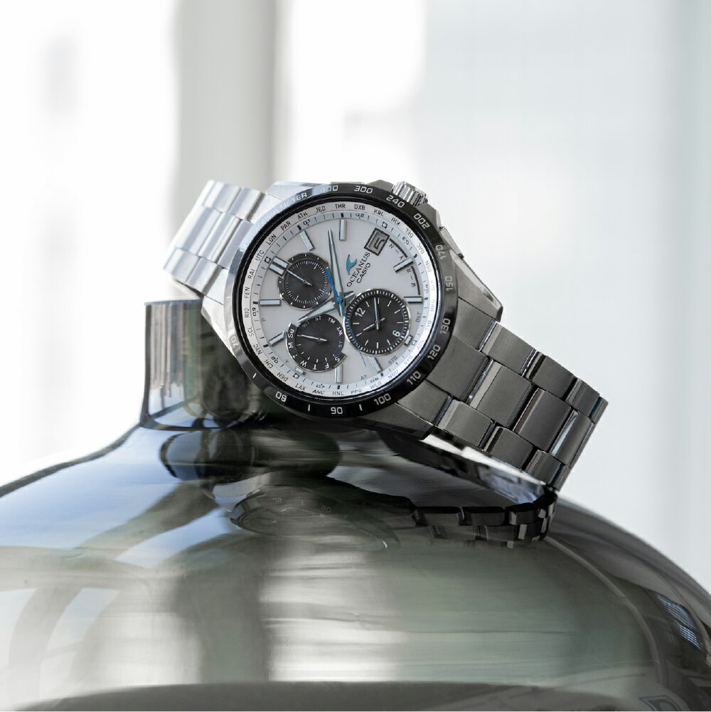 【ふるさと納税】 CASIO 腕時計 OCEANUS OCW-T2600J-7AJF | 時計 ウォッチ watch カシオ オシアナス メンズ 男性 電波 ソーラー アナログ おしゃれ ファッション コレクション コレクター シルバー silver 多機能 国内正規品 山形県 東根市 ふるさと納税 人気 サムネイル3