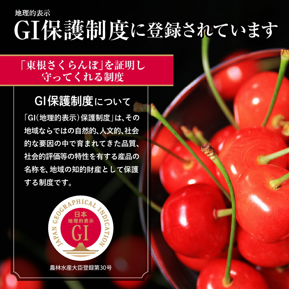 【ふるさと納税】【2026年産 先行予約】 GI東根 さくらんぼ 紅秀峰 秀品 500g / サクランボ チェリー フルーツ 果物 くだもの 果樹 果物 期間限定 大容量 冷蔵配送 お取り寄せ グルメ ご当地 特産 産地直送 山形県 東根市 サムネイル3
