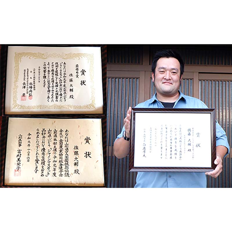 【ふるさと納税】 【令和7年産先行予約】【最優秀賞W受賞農家】 冬のシャインマスカット 約700g (1房 秀) 《令和7年12月上旬～発送》『生産者 佐藤 大輔』 マスカット ぶどう 果物 フルーツ デザート 山形県 南陽市 [2237] サムネイル2