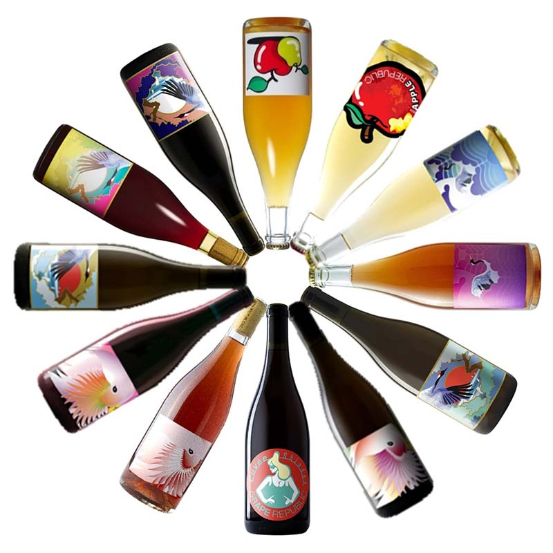 【ふるさと納税】 グレリパ 豪華 12本セット 750ml × 12本 『(株)グレープリパブリック』 シードル 微発砲ワイン 白ワイン オレンジワイン ロゼワイン 赤ワイン 山形県 南陽市 [2423] サムネイル2