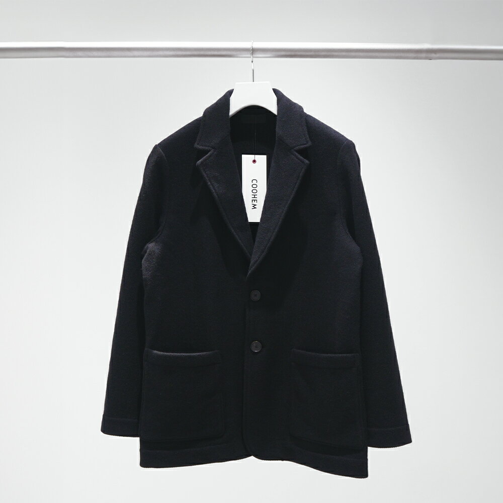 【COOHEM】米富繊維 CASHMERE TWEED JACKET ブラック 服 洋服 メンズ ブランド 数量限定 山形県 山辺町 送料無料 yt-chtjk ※沖縄・離島への配送不可