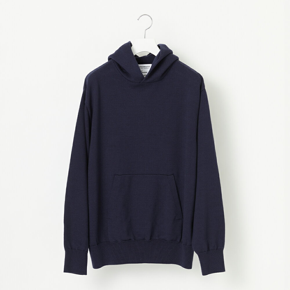 ≪順次発送≫【THISISASWEATER.】A3: A SWEATER IS FOR EVERYDAY. Hoodie NAVY ネイビー カシミヤセーター 服 洋服 ユニセックス メンズ レディース ブランド 山形県 山辺町 送料無料 yt-sehdn-sn ※沖縄・離島への配送不可