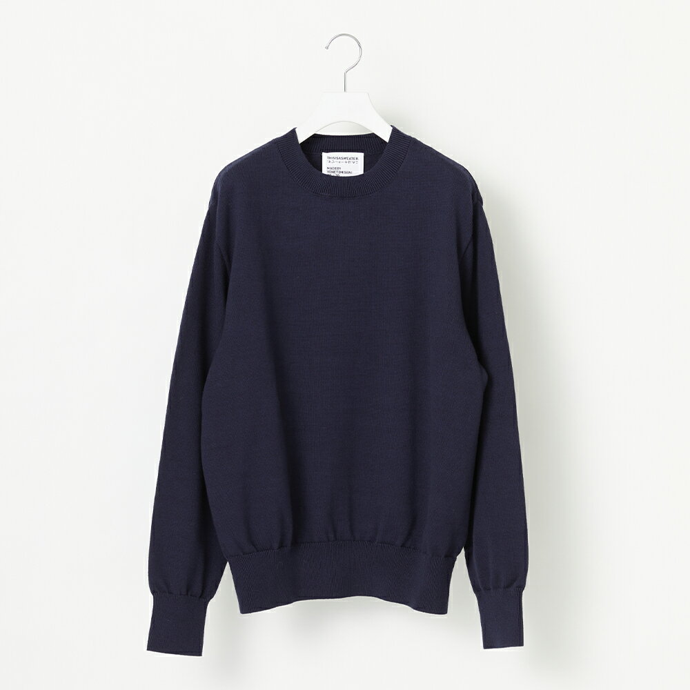 ≪順次発送≫【THISISASWEATER.】A3: A SWEATER IS FOR EVERYDAY. Pullover NAVY ネイビー カシミヤセーター 服 洋服 ユニセックス メンズ レディース ブランド 山形県 山辺町 送料無料 yt-sepon-sn ※沖縄・離島への配送不可