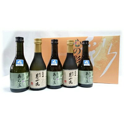 【ふるさと納税】日本酒 あら玉ふるさとセット（大吟醸名刀月山丸と出羽燦々純米吟醸あら玉）お酒 酒 さけ sake 山形 河北 ご当地 やまがた かほく 飲み比べ セット 普段 デイリー 晩酌 食事 ギフト お取り寄せ 送料無料 サムネイル2